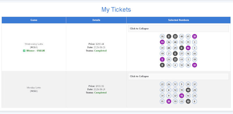My Tickets